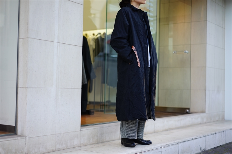 SUNSEA(サンシー)21AW Collectionの新作、 Micro Herringbone Coat/BK