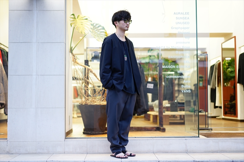 グラフペーパー SCALE OFF WOOL CHEF PANTS - スラックス