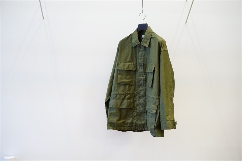 K*i様 graphpaper military jacket Graphpaper】 Suvin Herringbone Military Jacket – ONENESS