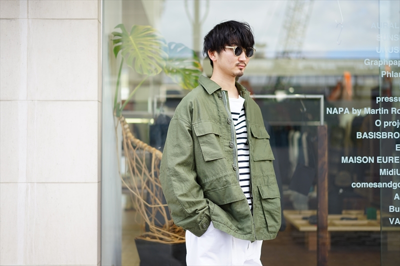 Graphpaper Moleskin Military Jacket