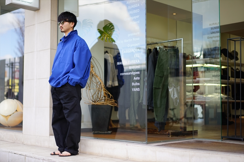 Graphpaper(グラフペーパー)22SS Collectionの新作、Dulpoplin Anorak 