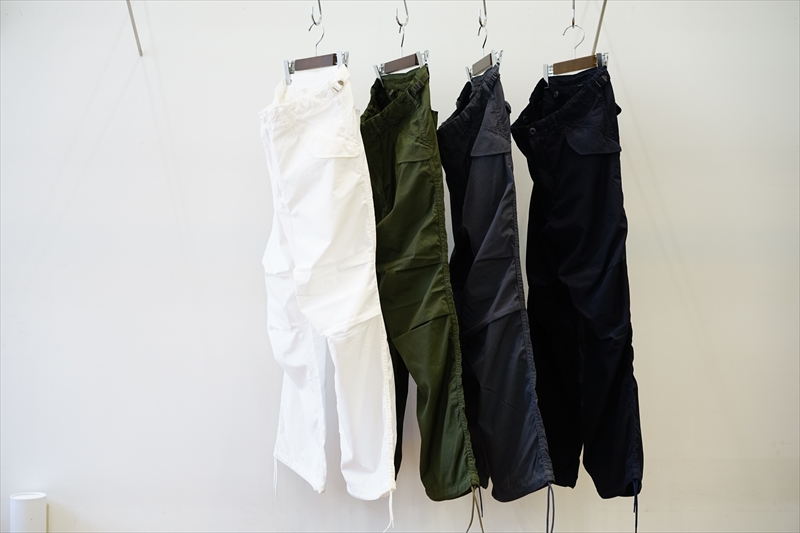 パンツ Garment Dyed Poplin Military Pants Graphpaper - グラフペーパー / GARMENT DYED POPLINE MILITARY PANTS