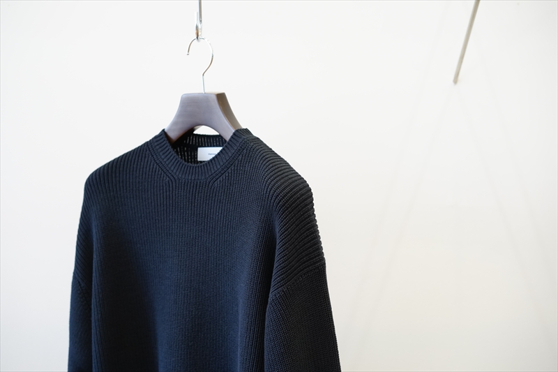Graphpaper(グラフペーパー)22SS Collectionの新作、Suvin Loose Rib