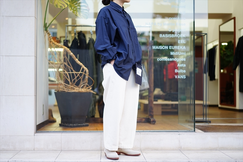 Graphpaper(グラフペーパー)の新作、Broad L/S Oversized Regular