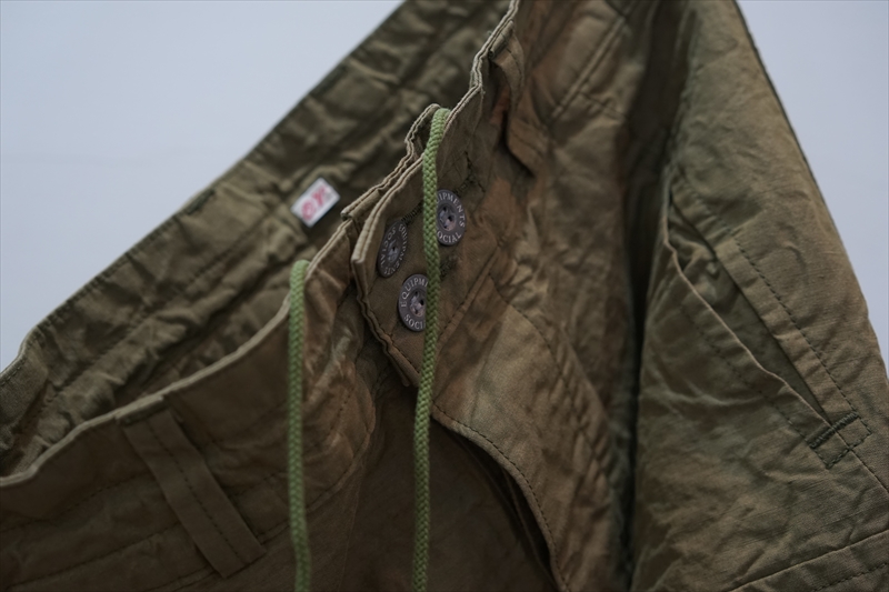 outil(ウティ)22SS Collectionの新作、PANTALON CHASELLES/Olive(OV