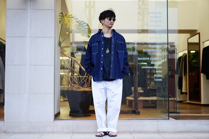 Graphpaper(グラフペーパー)22SS BASIC Collectionの新作、Denim