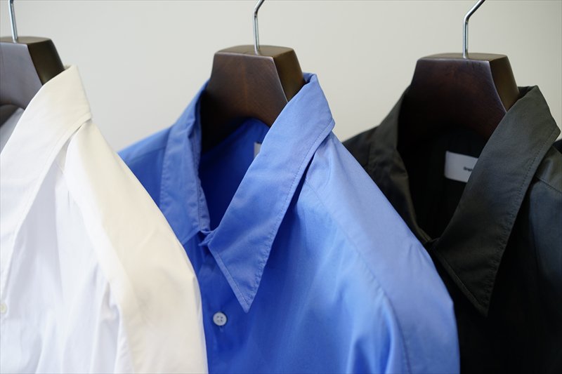 Graphpaper(グラフペーパー)22SS Basic Collectionの新作、Broad L/S