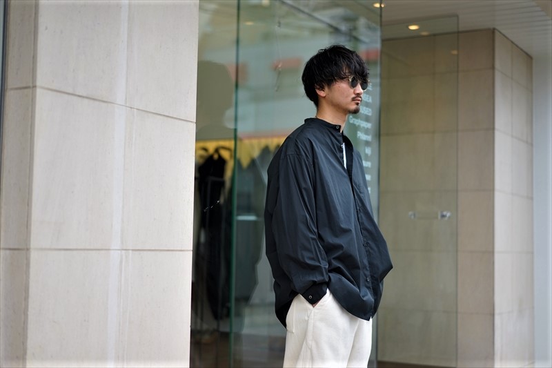 Graphpaper(グラフペーパー)22SS Basic Collectionの新作、Broad L/S