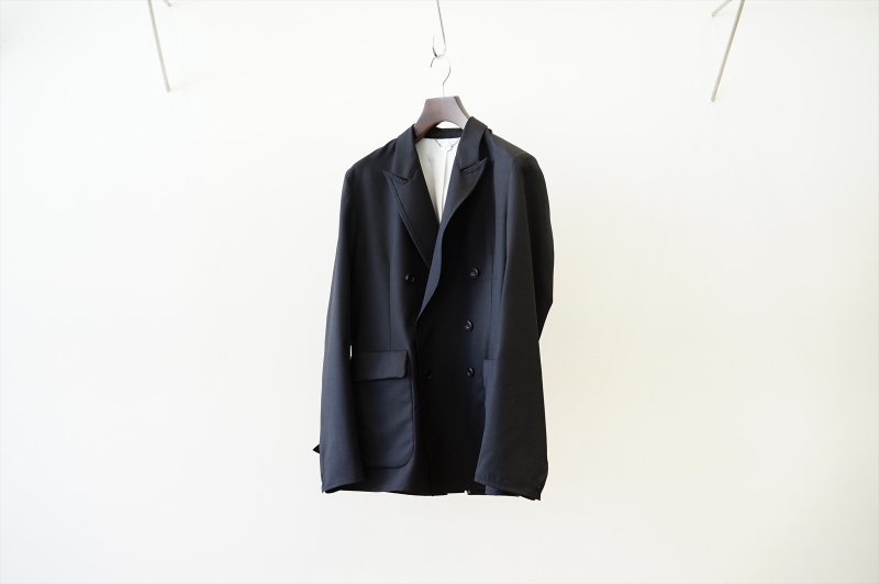 SUNSEA(サンシー)22SS Collectionの新作、 N.M Oxford w/耳 Double-breasted Jacket