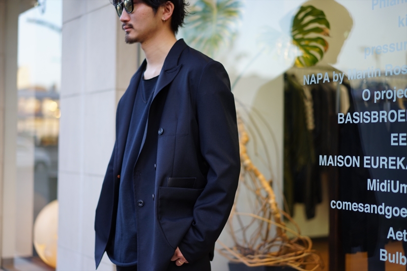 SUNSEA(サンシー)22SS Collectionの新作、 N.M Oxford w/耳