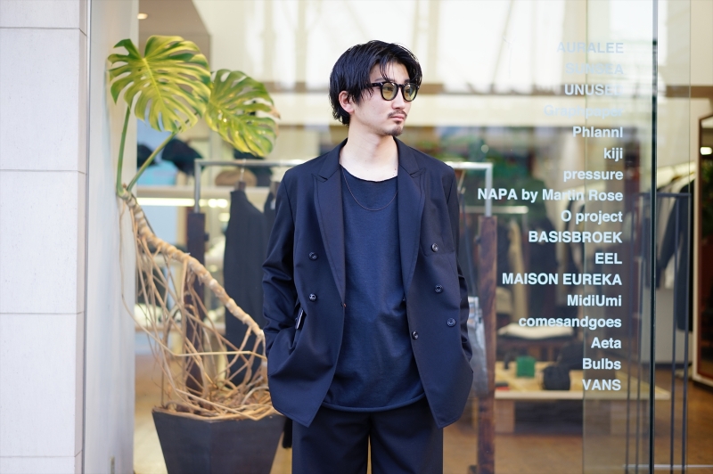 SUNSEA(サンシー)22SS Collectionの新作、 N.M Oxford w/耳 SUNSEA(サンシー)22SS Collectionの新作、 N.M Oxford w/耳