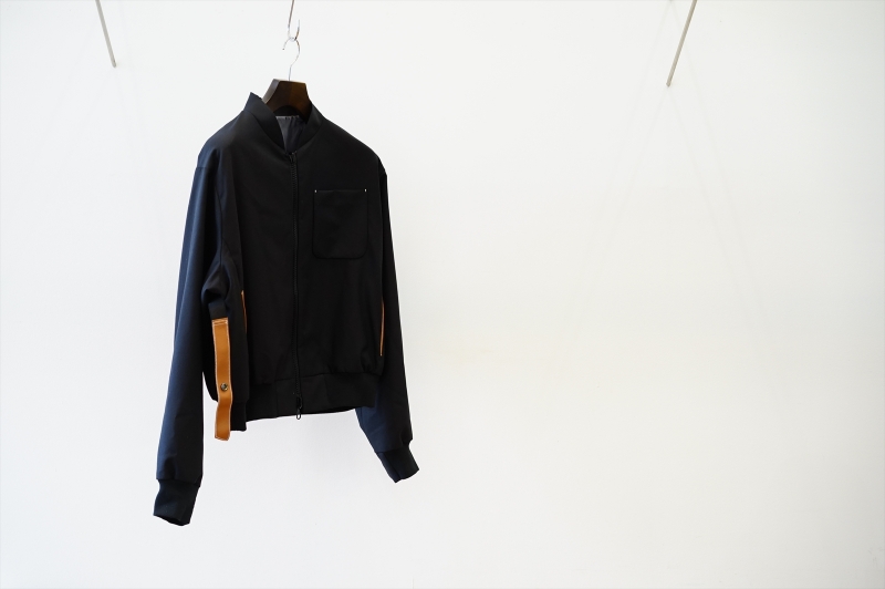 SUNSEA(サンシー)22SS Collectionの新作、N.M Oxford w/耳 MA-1/BKを