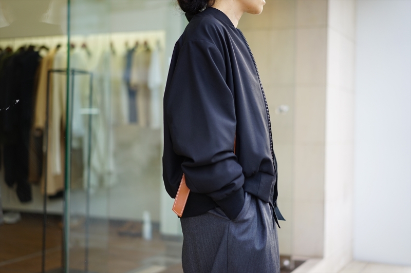 SUNSEA(サンシー)の新作、N.M Oxford w/耳 MA-1/BKを使った SUNSEA(サンシー)の新作、N.M Oxford w/耳 MA-1/BKを使った