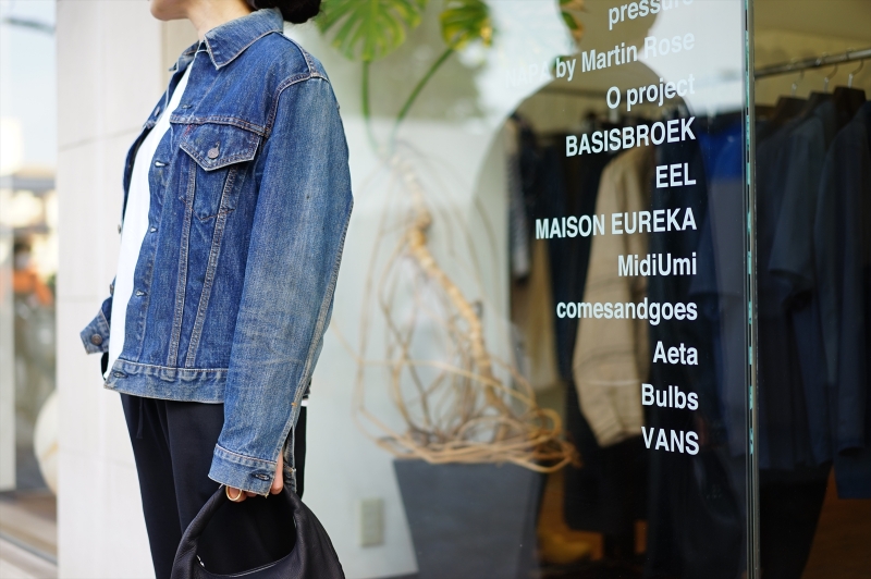 SUNSEA(サンシー)の新作、N.M OXFORD w/耳 TEKETEKE PANTS/BKを使った