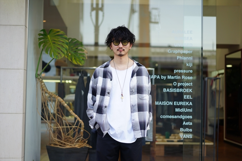 UNUSED(アンユーズド)22SS Collectionの新作、Ombre check open UNUSED(アンユーズド)22SS Collectionの新作、Ombre check open