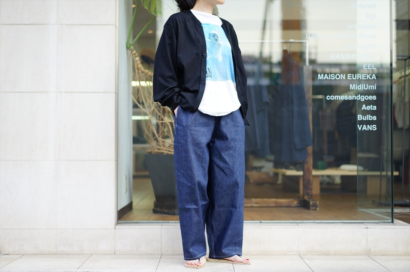 camiel fortgens(カミエルフォートヘンス)の新作、GRANDPA PANTS DENIM