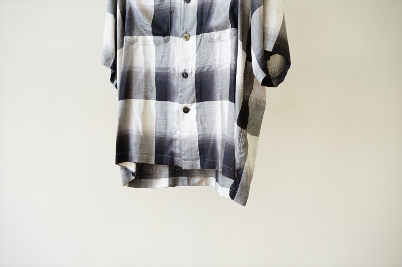 UNUSED(アンユーズド)22SS Collectionの新作、Ombre check open collar 