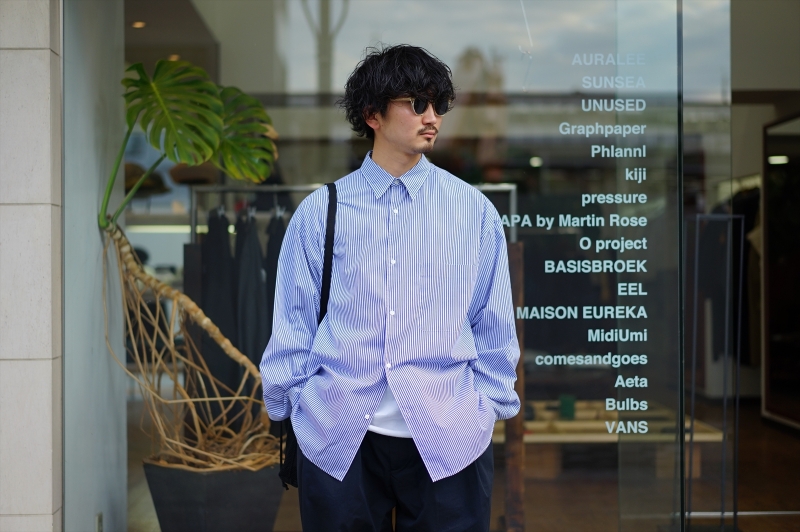 低価爆買い COMOLI Graphpaper BROAD REGULAR COLLAR SHIRT の通販 by たかし's  shop｜コモリならラクマ