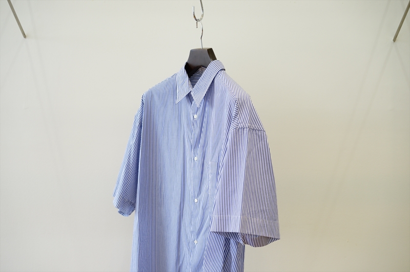 Graphpaper(グラフペーパー)の新作、 Broad Stripe S/S Oversized 