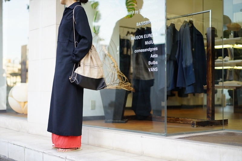 SUNSEA Bangladesh w/耳Linen Knapsack 22ss SUNSEA Bangladesh w/耳 Linen Knapsack