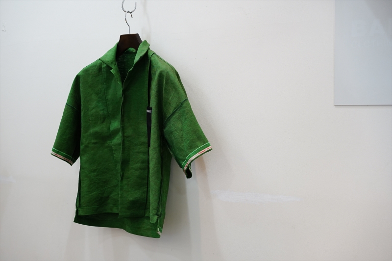超可爱 w/耳 Linen Bangladesh Fried Shirt Shrimp トップス