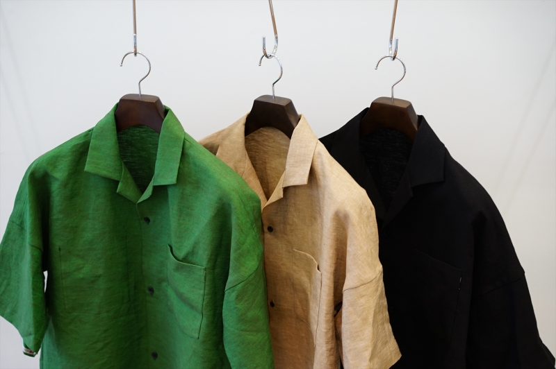 Sunsea リネンシャツ 21ss SUNSEA(サンシー)の新作、 Bangladesh Linen w/耳 Fried Shrimp