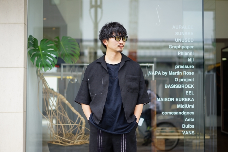 SUNSEA(サンシー)22SS Collectionの新作、 Bangladesh Linen w/耳