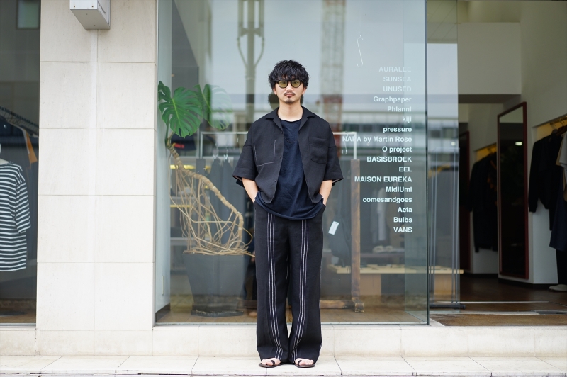 SUNSEA(サンシー)22SS Collectionの新作、 Bangladesh Linen w/耳