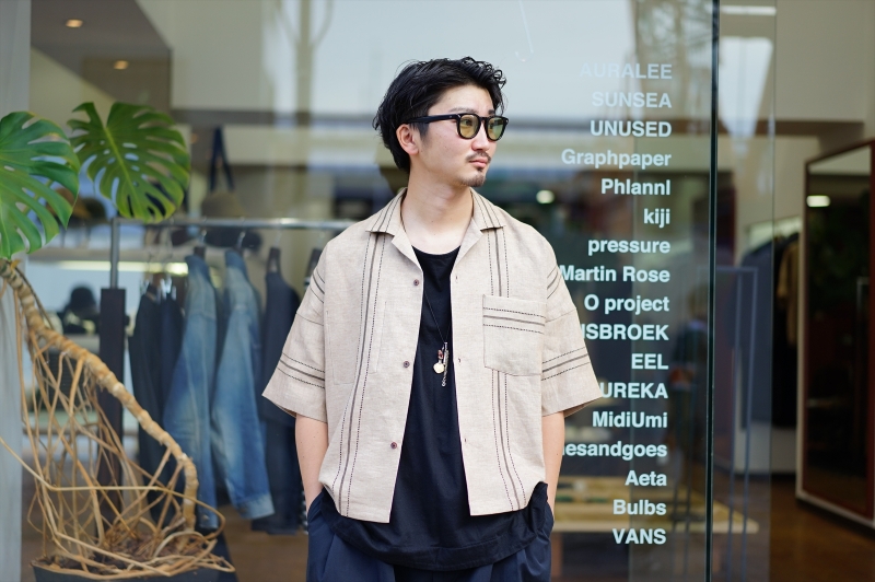 SUNSEA(サンシー)22SS Collectionの新作、Bangladesh Linen w/耳 Fried