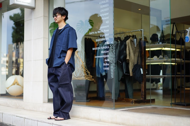 GraphpaperグラフペーパーAW Collectionの新作、Selvage Denim Two
