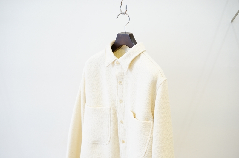 SHETLAND WOOL COTTON SHIRTS BLOUSON 22aw