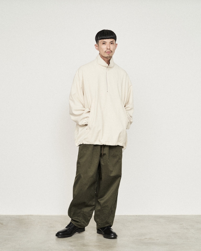 グラフペーパー　Wool Serge Half Zip Anorak 1