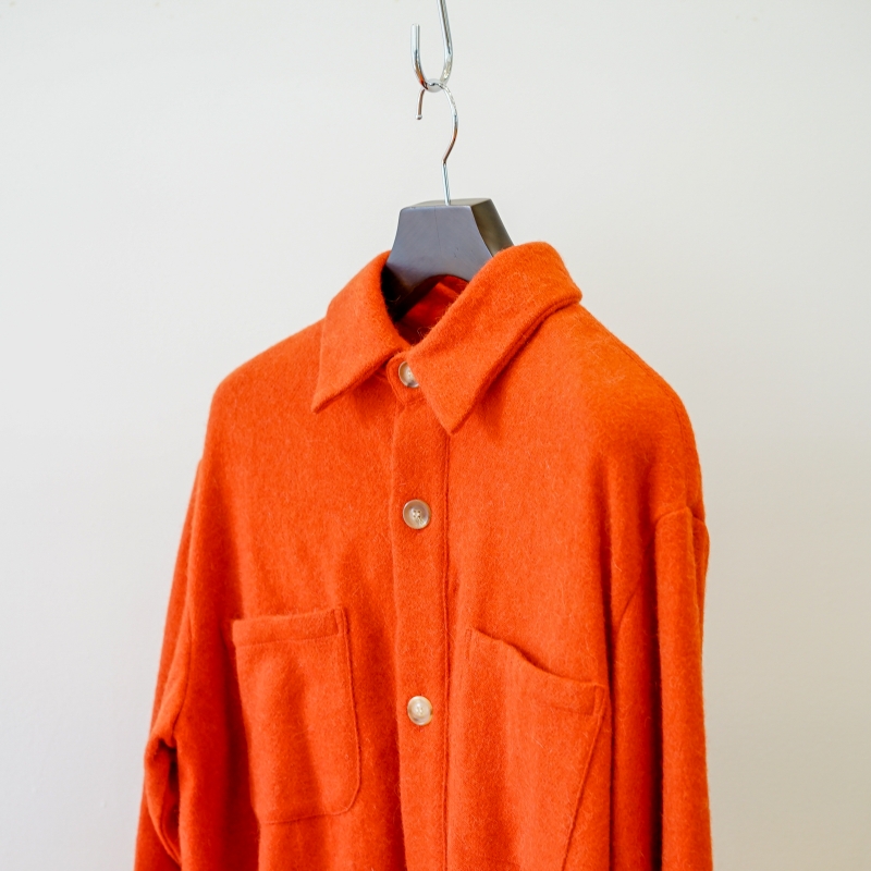 UNUSED US2281 オレンジ　アルパカウールジャケット