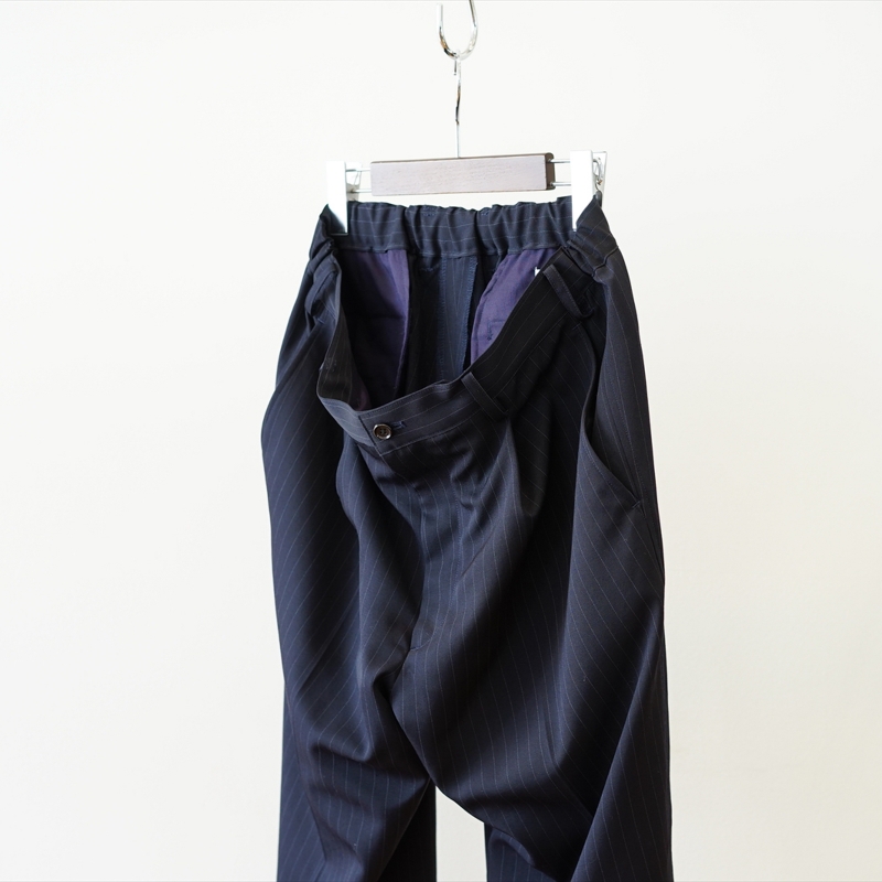 Graphpaper(եڡѡ)Selvage Wool Tapered Slacks(GM203-40107B)/Navy ST