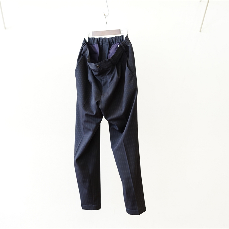 Graphpaper(եڡѡ)Selvage Wool Tapered Slacks(GM203-40107B)/Navy ST