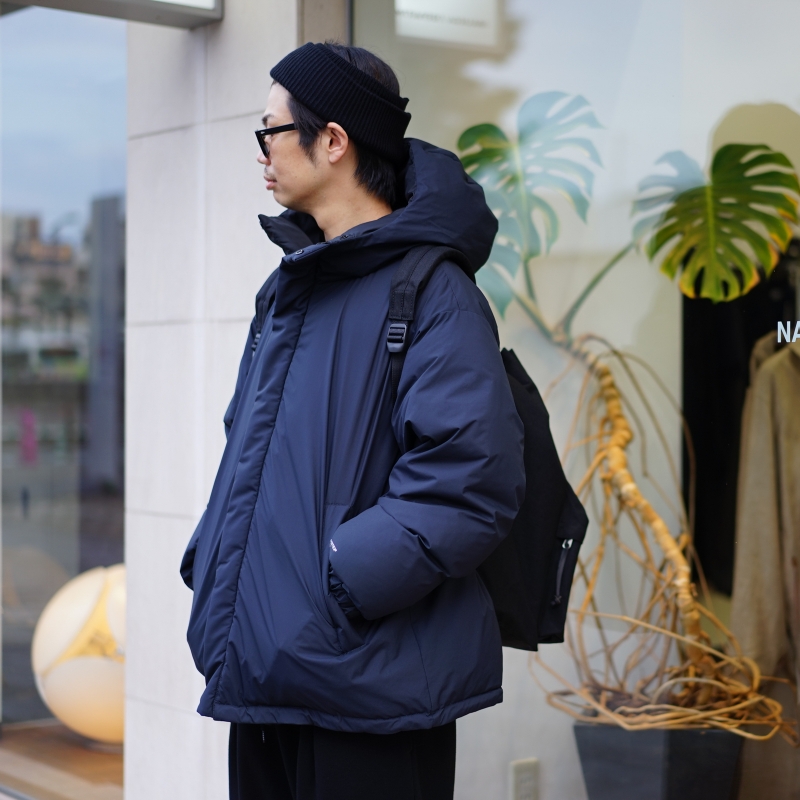 【新品未使用】Graphpaper グラフペーパー リバーシブル ダウン グラフペーパー22AW PERTEX Riversible Hooded Downスタイル.2022.9.23