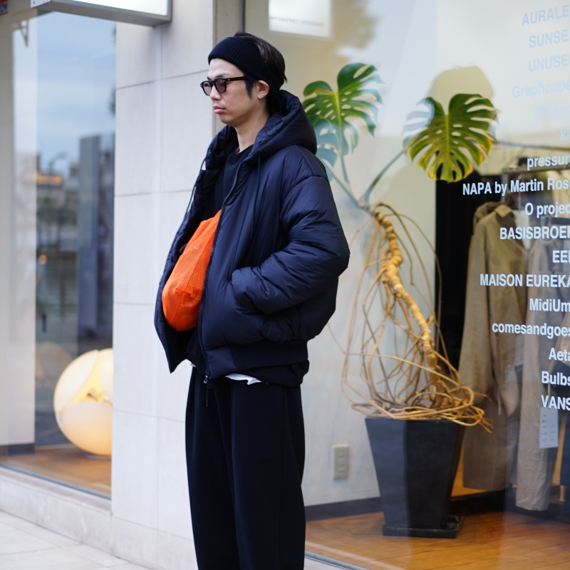 UNUSED(アンユーズド)22AW Collectionの新作、Hooded Padding
