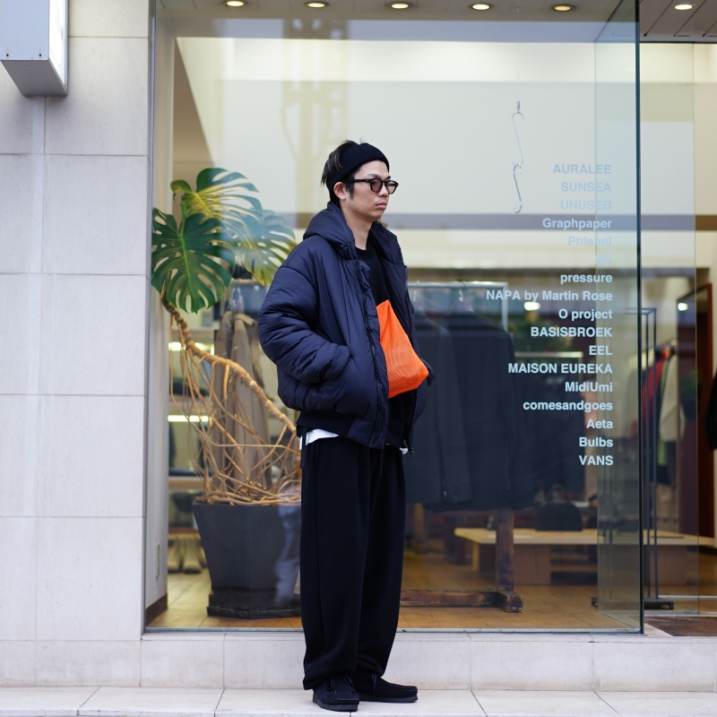 UNUSED(アンユーズド)22AW Collectionの新作、Hooded Padding Jacket