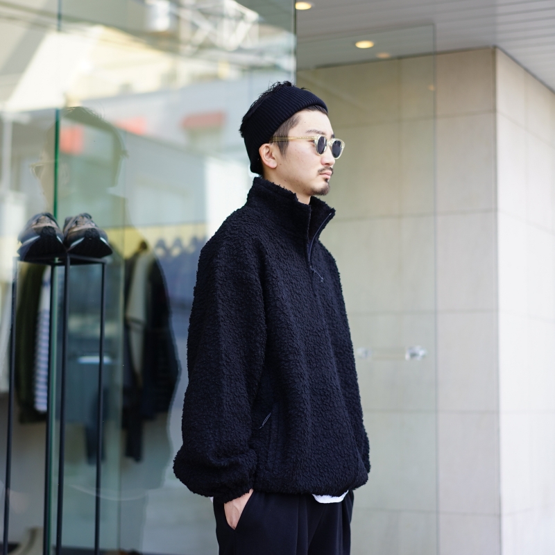 新品　BRIEFING WOOL BOA BLOUSON ブラックL I(アイ)22AW Collectionの新作、Napping Wool Boa Blouson/Blackのご