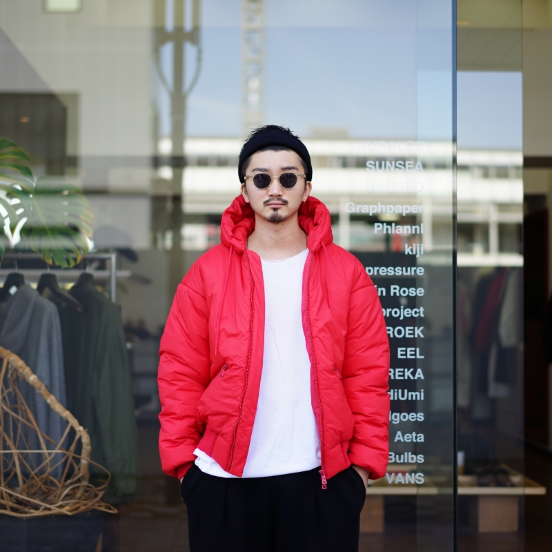 UNUSED(アンユーズド)22AW Collectionの新作、Hooded Padding Jacket
