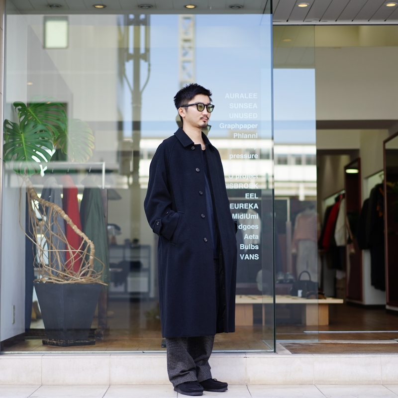 2021年最新海外 20AW AURALEE CASHMERE WOOL MOSSER COAT asakusa.sub.jp