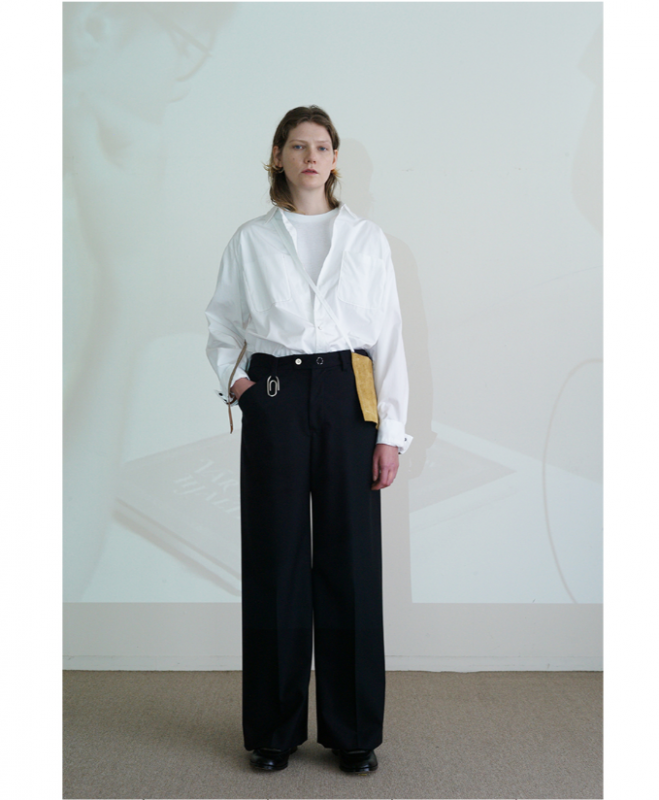 明日発売、SUNSEA(サンシー)22AW Collectionの新作、N.M Thickened w/耳 Straight Pants