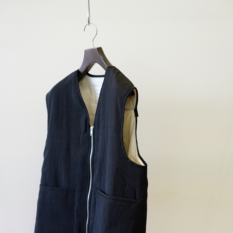 camiel fortgens カミエルフォートヘンス22aw zip vest