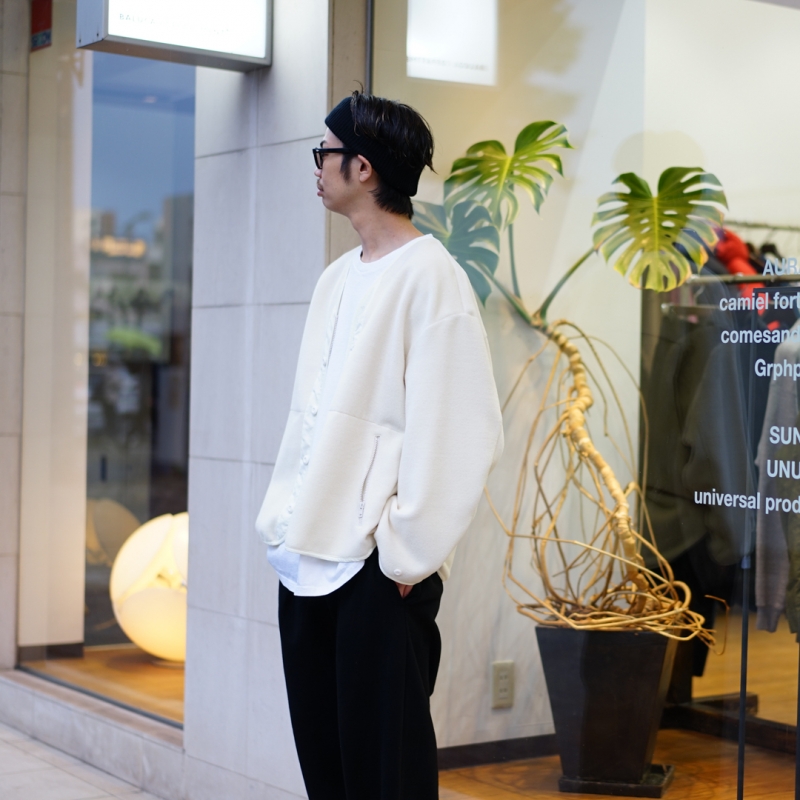 Graphpaper(グラフペーパー)22AW Collectionの新作、Wool Alpaca Boa 