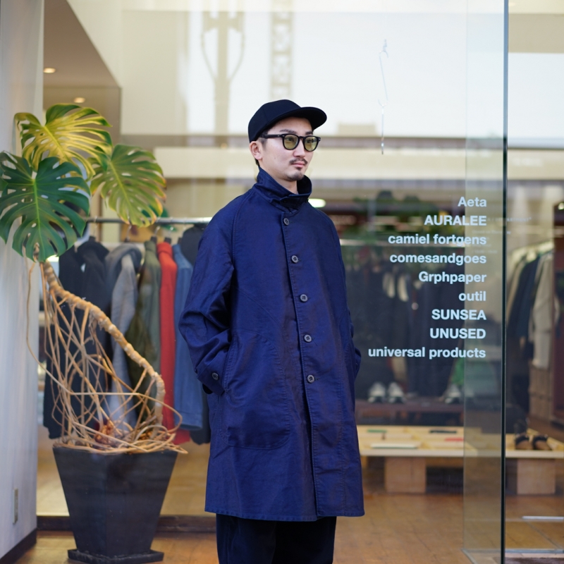 outil(ウティ)22AW Collectionの新作、Manteau Avignon(OV-T017