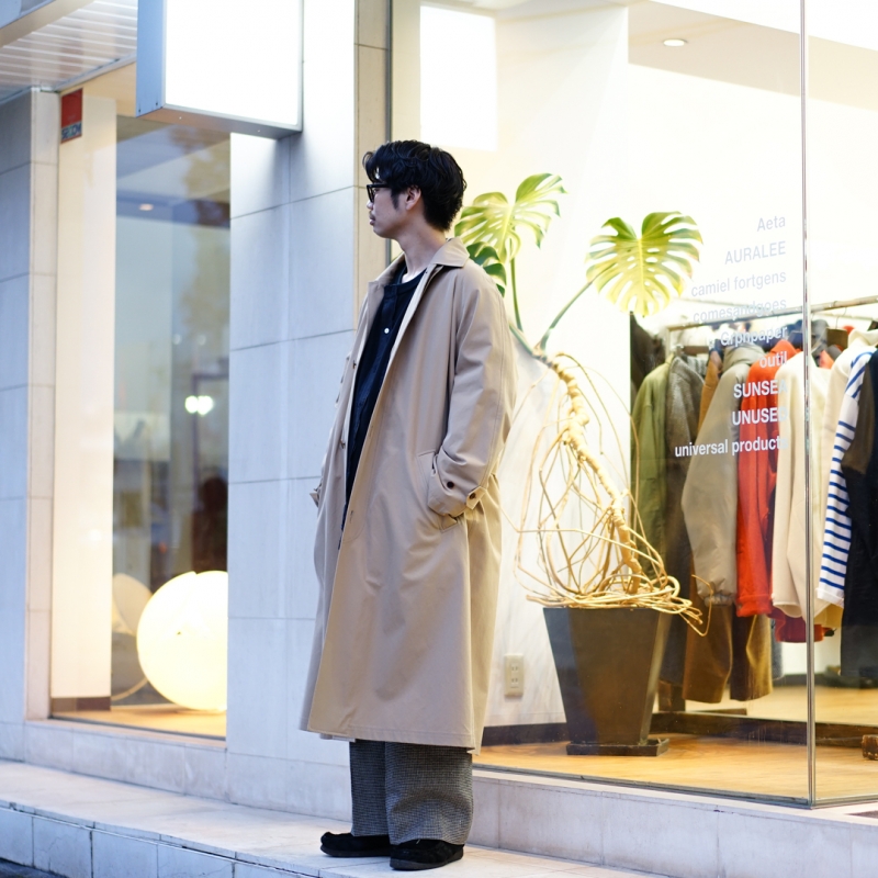 これからの寒い時期は勿論、春にはスプリングコートとしても