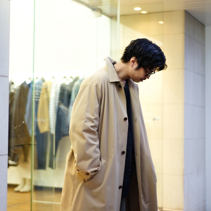 これからの寒い時期は勿論、春にはスプリングコートとしても使える