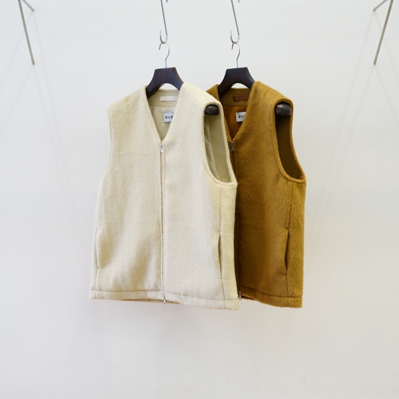 EXCLUSIVE BALUCA別注 / KIIT(キート)W/AC SHAGGY PILE ZIP UP VESTの 