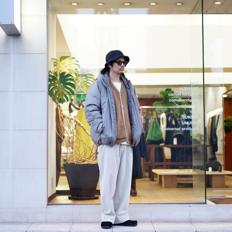 (I)1LDK 23AW Insulation Anorak グレー 3 オオカミのクロージング。 - 1LDK NAKAMEGURO