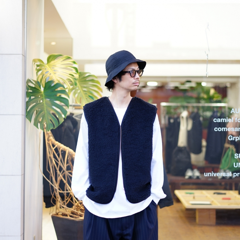 Camiel fortgensフリースベスト 今シーズンお薦めのボアベスト。camiel fortgens(カミエルフォート